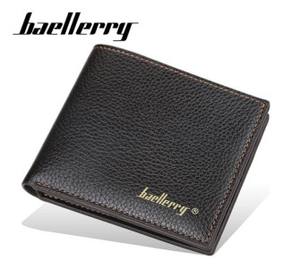 Billetera Baellerry Clásica Tradicional Hombre Símil Cuero Coffee