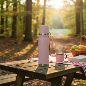 Termo Acero Inox Con Tapa De Mate Y Bombilla Comet Premium