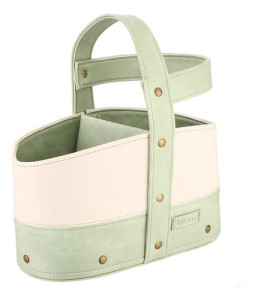 Matera De Auto Terrano De Lona Y Madera Simil Cuero De Mano