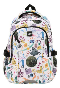 Mochila Kids Dibujos Estampado Reforzada Terrano