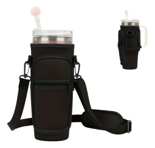 Funda Porta Quencher Vaso Spotie Neopreno Negro