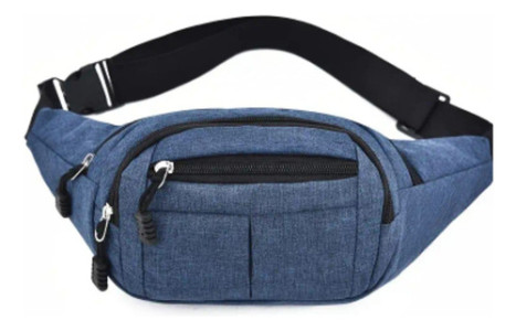 Riñonera Bolso De Cintura Lona Unisex Hombre Mujer