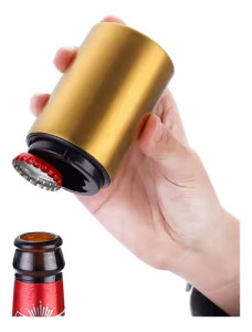 Destapador Botella Abridor Destapabotella Automatico Cerveza Oro