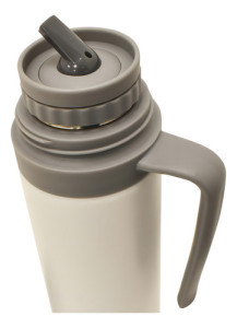 Termo Acero Inox 0.75l Manija Fija Mantiene Frío Calor Comet Color Blanco