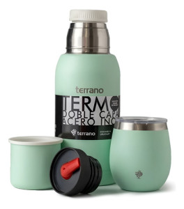 Verde Agua + Mate c/tapa