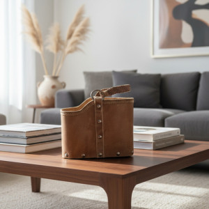 Matera Artesanal Cuero Crudo Autentico Premium Cuero