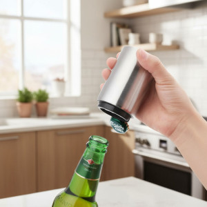 Destapador Botella Abridor Destapabotella Automatico Cerveza Acero