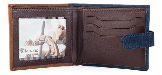 Billetera Cuero Nobuk C/presilla Terrano