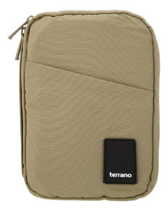 Estuche Cartuchera Unisex Travel Terrano Liso Oliva