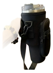 Funda Porta Quencher Vaso Spotie Neopreno Negro