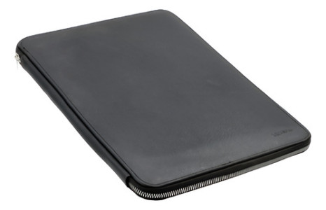 Carpeta Con Cierre A4 Lapicera Libreta Oficina Terrano Negro