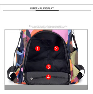 Mochila Bolso Urbana Antirrobo Lisa Hermosa Sencilla Diseños Oxford Diseño 1