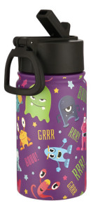 Botella Kids Niño Hidratacion Terrano Inox Acero 350 Ml