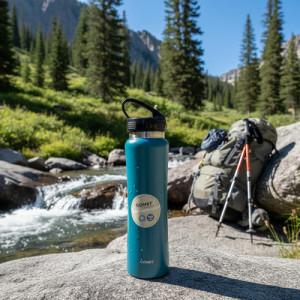 Botella Termica 750ml Comet Acero Inox Con Pico Colores Petróleo