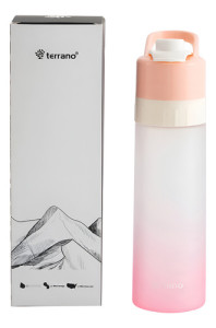 Botella Splash Terrano 650ml Boton Spray Ehogar Color Rosa