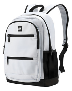 Mochila Grande Terrano Doble Cierre Premium Ehogar Color Celeste Diseño De La Tela Liso