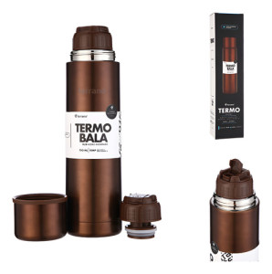 Termo 750ml Terrano Acero Inox Pico Cebador + Tapon Repuesto Cooper
