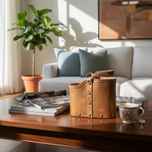 Matera Artesanal Cuero Crudo Autentico Premium Cuero