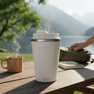 Vaso Mug Térmico Comet Premium 380 Ml Café