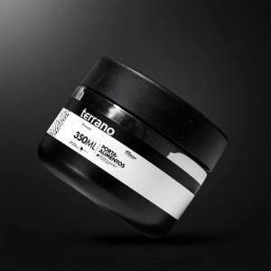 Contenedor Hermético Terrano Negro 350 Ml