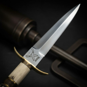 Cuchillos Daga Acero Inox Vaina Artesanal Parrilla Caza Único