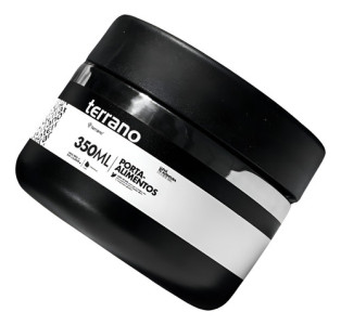 Contenedor Hermético Terrano Negro 350 Ml