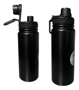 Botella Termica Deportiva Comet 600 Ml Color Negro