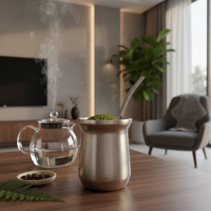 Mate Chico Comet 160ml Acero Inox Colores Bombilla Regalo