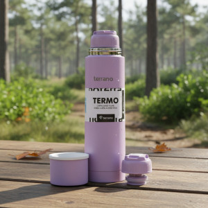 Termo Bala Terrano 750ml Acero Inoxidable Color Lila