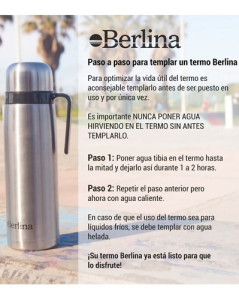 Termo Berlina 1l Con Pico Cebador Y Asa