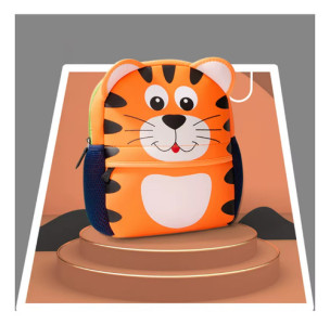 Mochila Mochilita Kids Infantil Animada Jardín Escolar Niños Tigre Animada Neopreno
