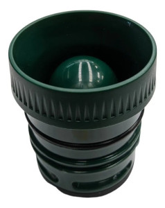 Termo Stanley Clásico 1 It Acero Inox Premium Tapon Cebador Negro