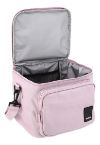 Lonchera Launchera Portavianda Capitoneada Terrano Lila Liso