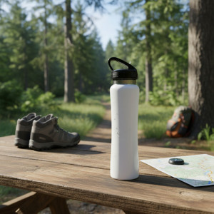 Botella Termica 750ml Comet Acero Inox Con Pico Colores Blanco