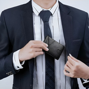 La Mejor Tarjeta Rfid Antirrobo, Tarjeta Masculina Fina D Color Naranja