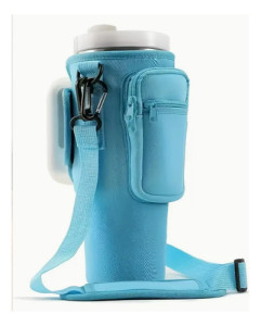Funda Porta Quencher Vaso Spotie Neopreno Celeste