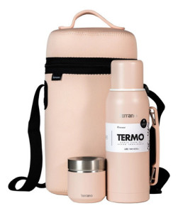 Kit Set Completo 1lt Premium + Matera Neopreno - Terrano Rosa Pálido