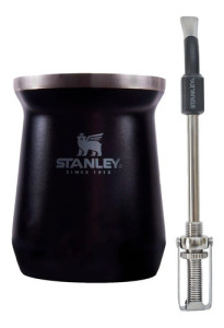 Mate Stanley De Acero Inoxidable + Bombilla Stanley Original