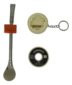 Luz Bombilla Llavero Accesorio Para Bombillas 8mm Colores Naranja