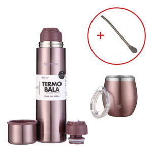 Lila Metal Mate C/tapa