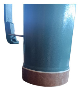 Base De Termo De Cuero Crudo Portatermo Protector Base