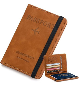 Porta Pasaporte Documento Funda Viaje Travel Rfid Tarjetero