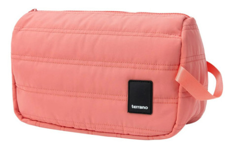 Necessaire Capitoneado Terrano Coral Lisa