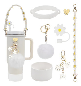 Accesorios Decorativos Correa Vaso Térmico Spotie Quencher Blanco