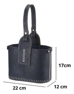 Matera Terrano De Mano Modelo Agro Color Azul