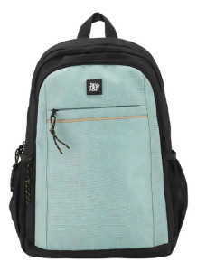 Mochila Urbana Terrano Combinada Color Celeste Diseño De La Tela Combinado