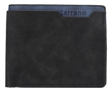Billetera Caballero Hombre Simil Cuero Vista Superio Terrano