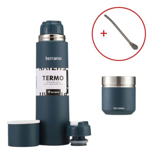 Azul opaco y mate folkie