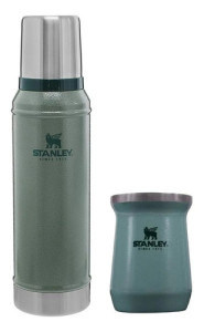 Termo Stanley Classic 20oz 0,59l + Mate Stanley +  Bombilla