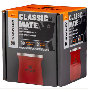 Mate Stanley En Acero Inoxidable Rojo